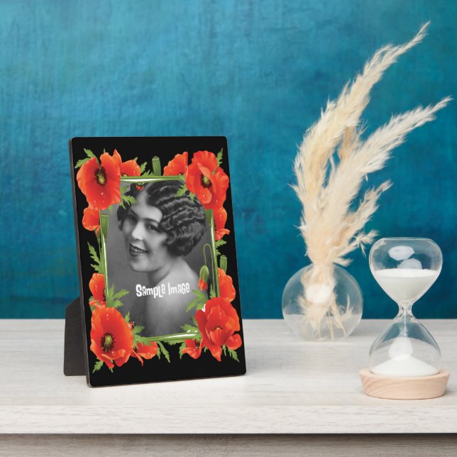 California Poppies Art Frame Plaque Fotoplatte (Seite)