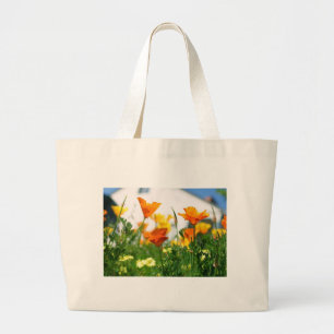 California Poppies Jumbo Stoffbeutel