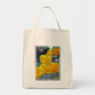 California Poppies Öko Friendly Grocery Bag Tragetasche