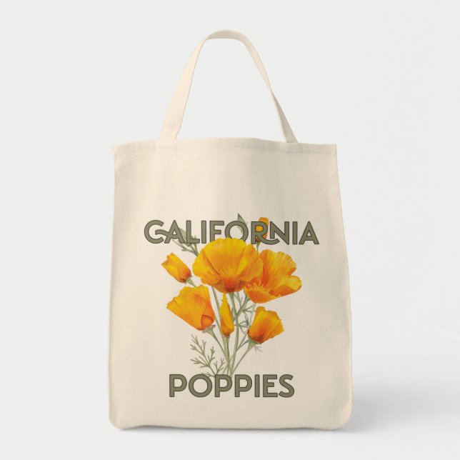 California Poppies Tragetasche (Vorne)