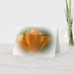California Poppy Danke-Card Dankeskarte
