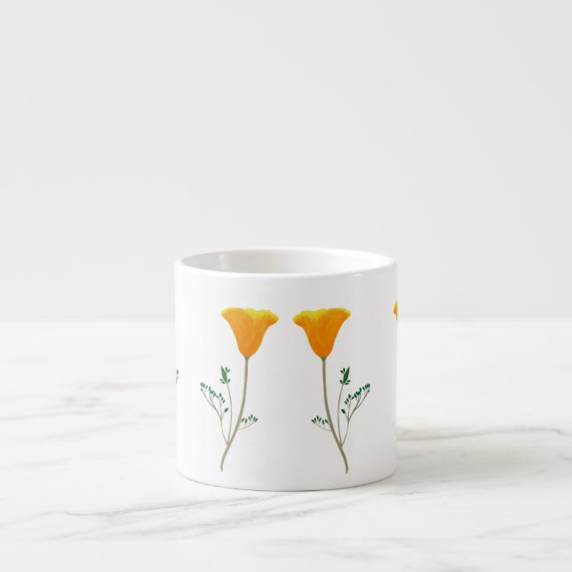 California Poppy Espresso Tasse (Vorderseite)