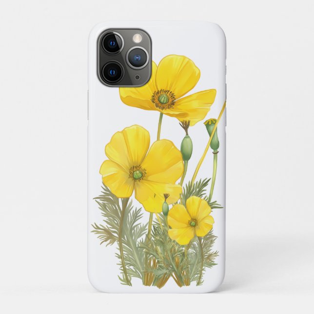 California Poppy Gelbe Blume Case-Mate iPhone Hülle (Rückseite)