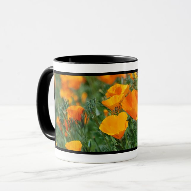 California Poppy Tasse (Vorderseite Links)