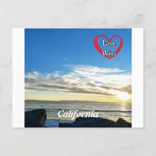 California Post Card Valentinstag Postkarte