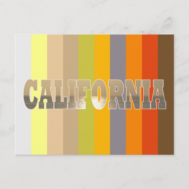California Postcard Postkarte (Vorderseite)