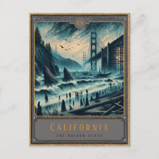California | Postkarte Gothic Art