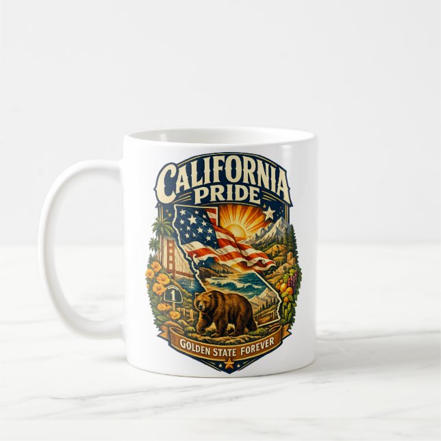 California Pride Golden State Forever Tasse (Links)