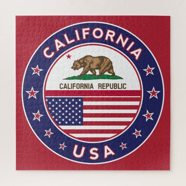California Puzzle (rote Fassung) (Vertikal)