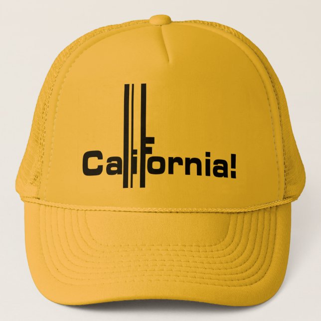California Racer Hat Truckerkappe (Vorderseite)