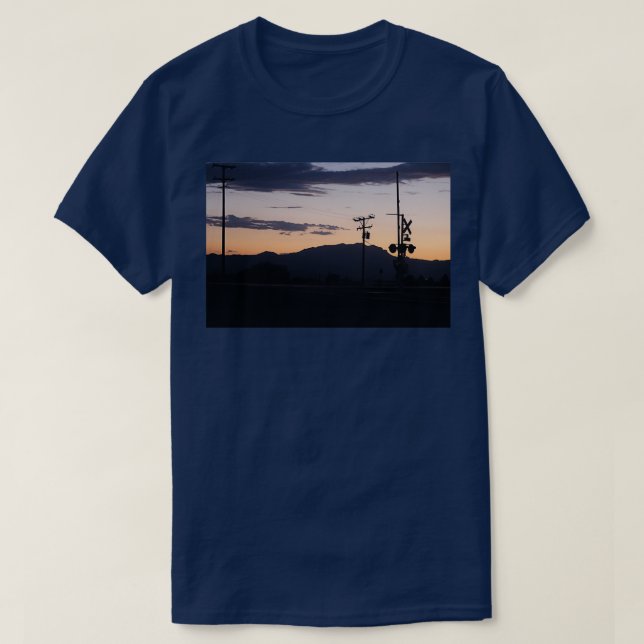 California Railway Sunset T-Shirt (Design vorne)