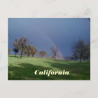 California Rainbow Postcard Postkarte