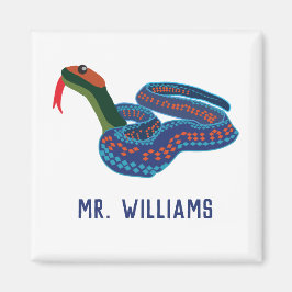 California Red Sided Garter Snake Personalisiert Magnet