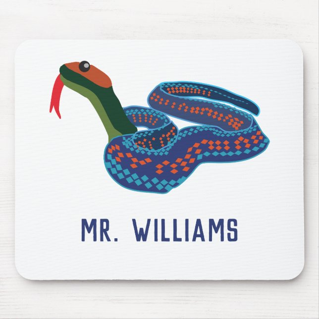 California Red Sided Garter Snake Personalisiert Mousepad (Vorne)
