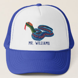 California Red Sided Garter Snake Personalisiert Truckerkappe