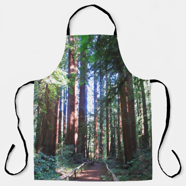 California Redwood Trail All-over Print Schürze (Vorderseite)