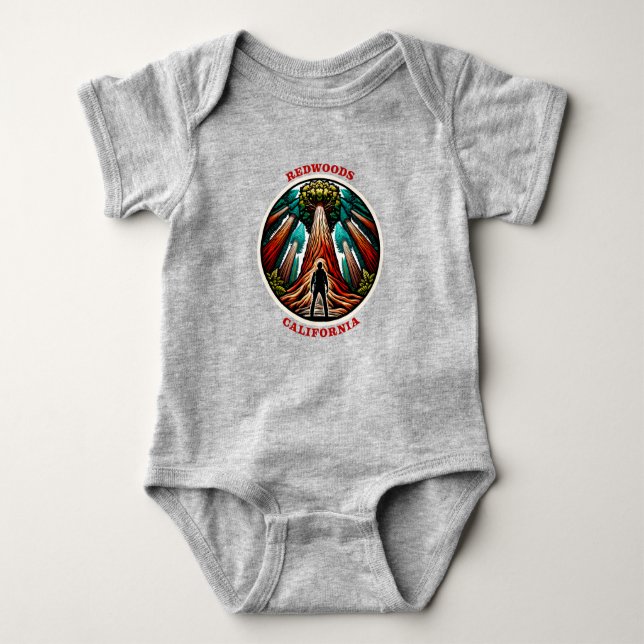 California Redwoods Baby Strampler (Vorderseite)