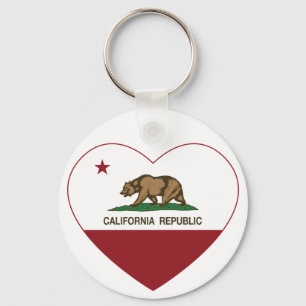 California Republic Liebe California Schlüsselanhänger