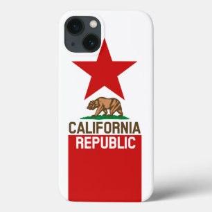 CALIFORNIA REPUBLIC State Flag Red Star Design Case-Mate iPhone Hülle