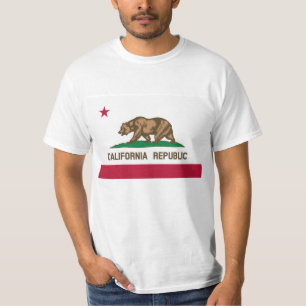 California Republic United Staaten State Flag T-Shirt