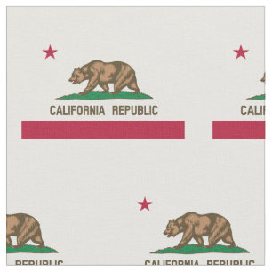 California Republik Flagge Zollgewebe DIY Textilie Stoff