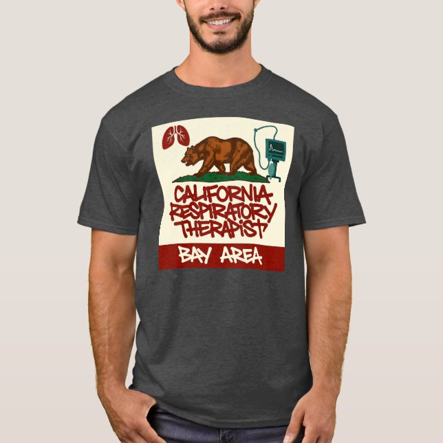 CALIFORNIA RESPIRATORY T-Shirt (Vorderseite)