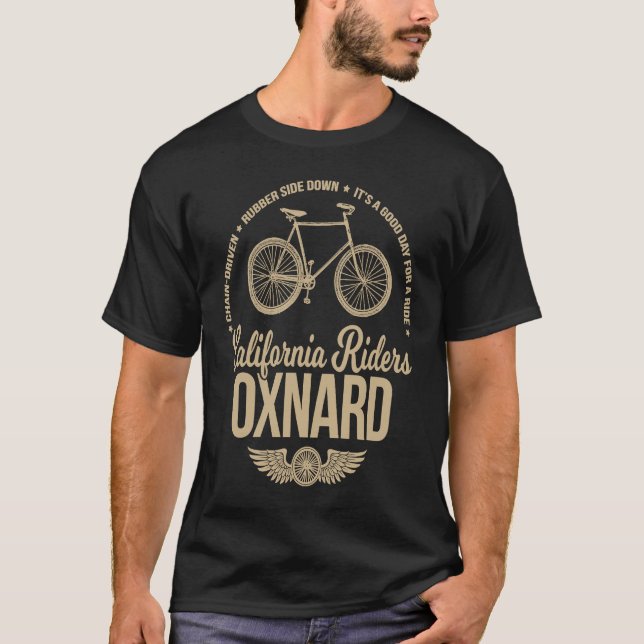 California Riders  Oxnard Cycling T-Shirt (Vorderseite)