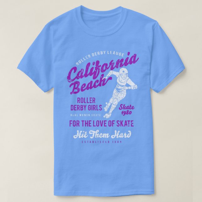 California Roller Derby T-Shirt (Design vorne)