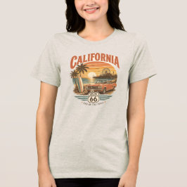 California Route 66 Vintage Tri-Blend Shirt