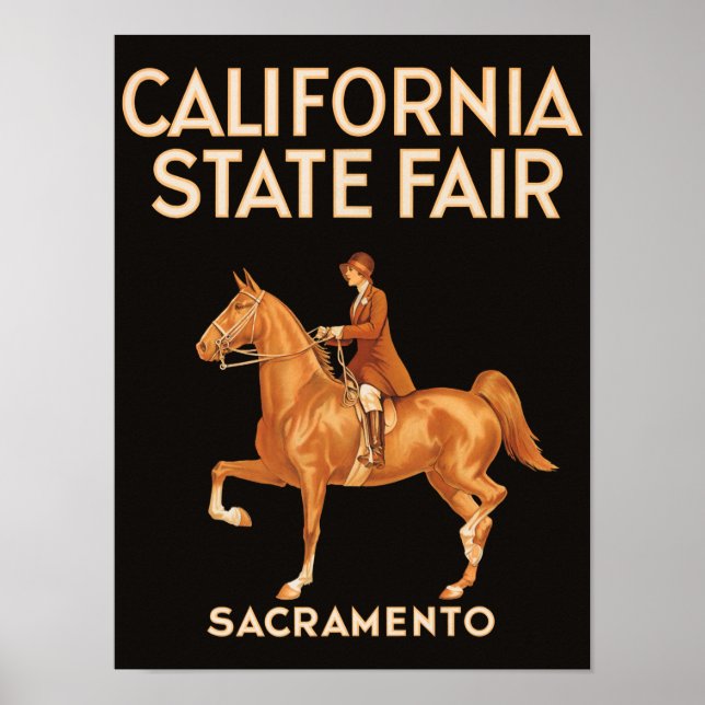 California Sacramento Vintage Poster 1933 (Vorne)