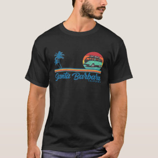 California Santa Barbara Retro Surfer Premium T-Shirt