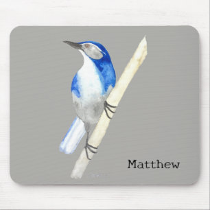 California Scrub Jay Mousepad