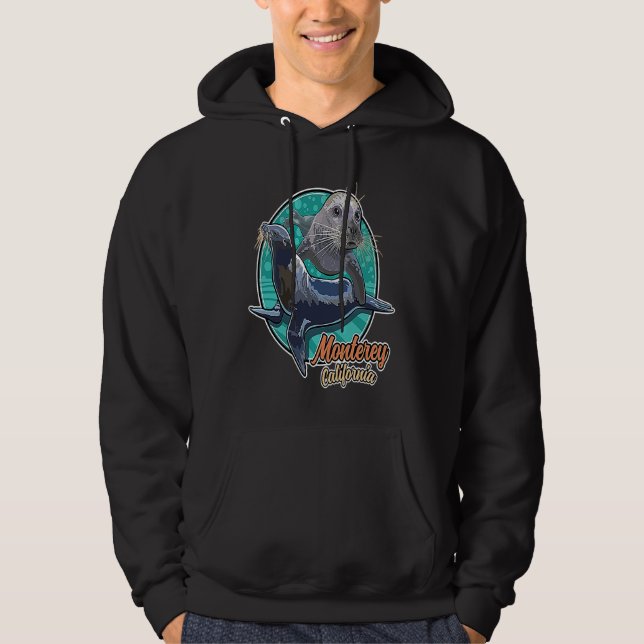 California Sea Lion and Pacific Harbor Seal at Mon Hoodie (Vorderseite)