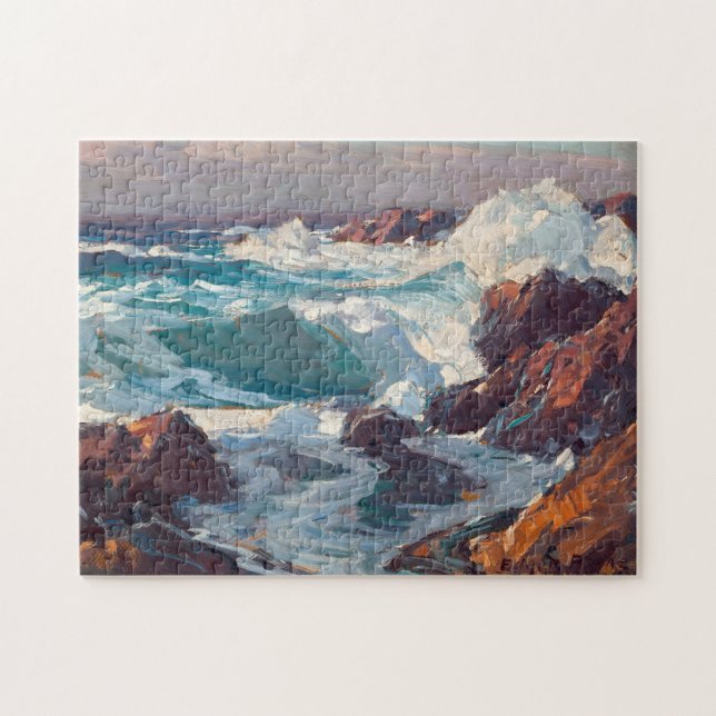 California Sea Scape | Edgar Alwin Payne Puzzle (Horizontal)