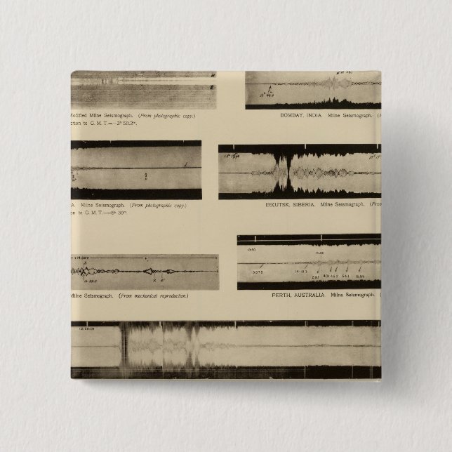 California Seismos 2 Button (Vorderseite)