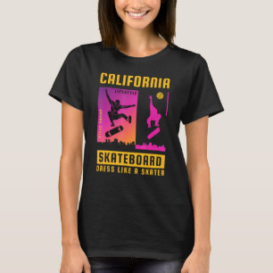 California Skateboardkleid wie ein Skater T-Shirt