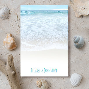 California Sommerozewellen Strand Foto Custom Post-it Klebezettel