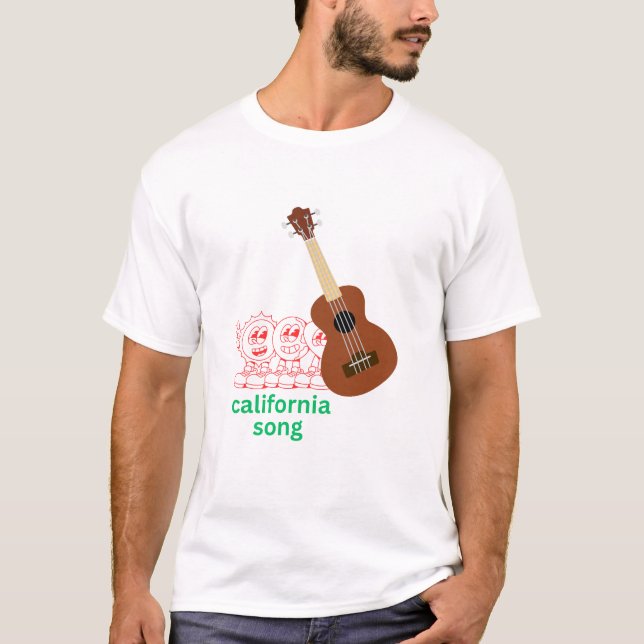 california  song T-Shirt (Vorderseite)