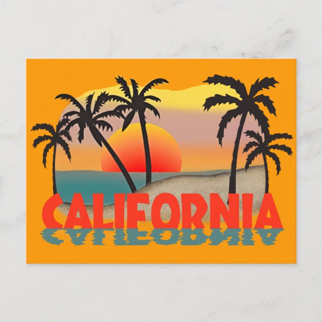 California Souvenir Postkarte (Vorderseite)