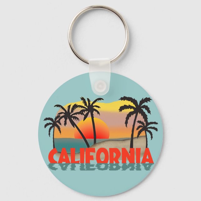 California Souvenir Schlüsselanhänger (Vorderseite)