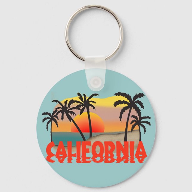 California Souvenir Schlüsselanhänger (Vorderseite)