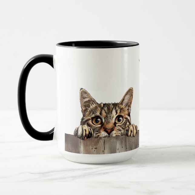 California Spangled Cat Tasse (Links)