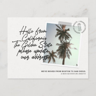 California Staat Destination Moving Ankündigung