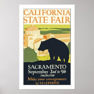 California Staat Fair Poster
