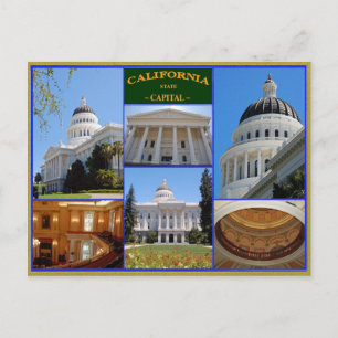 California Staat Hauptstadt Postkarte