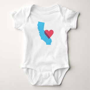 California Staat Liebe Baby Shirt
