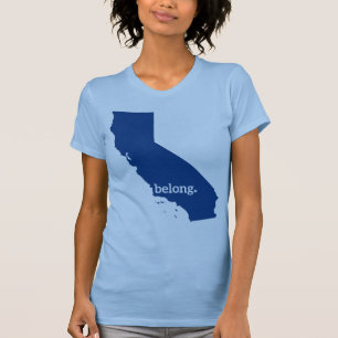 California Staat Map Belong T-Shirt