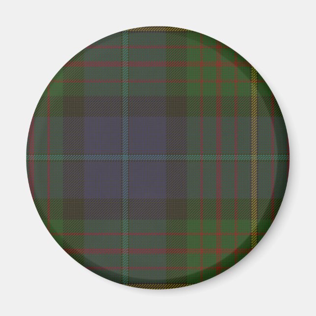 California Staat Tartan Magnet (Vorne)