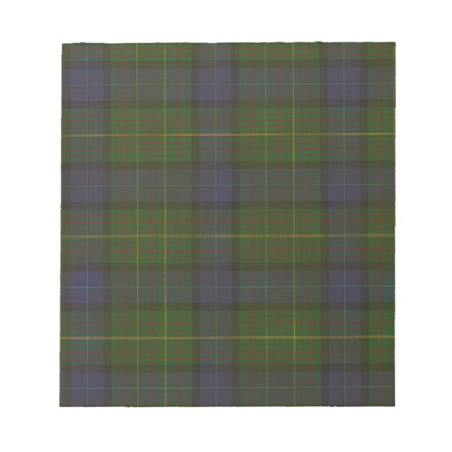 California Staat Tartan Notizblock (Vorderseite)