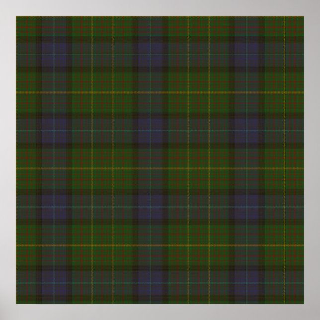 California Staat Tartan Poster (Vorne)